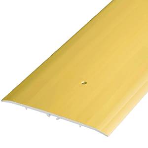 800-03 Порог Омис (80мм) стыковочный гладкий золото (1800мм)