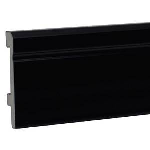 Плінтус Sierra (80*14,5*2500мм) №02 черный (10шт/уп)