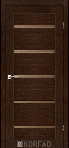 Двери Korfad Porto РR-02 венге 0,80х2000 стекло бронза