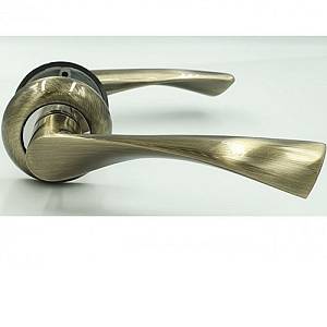 Ручка Trion на круглой розете Polis AL-AL AB/CP NEW бронза /хром