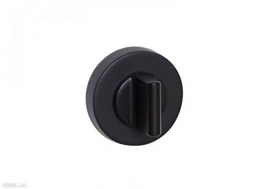 Фиксатор(накладка) SYSTEM WC (круг.осн.) RO12W6 AL6 Черный Матовый