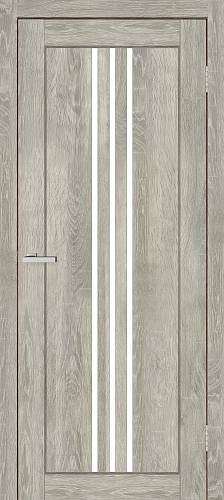 Дверь Doors Smart С049 дуб дымчатый (800*2000) экошпон, стекло сатин