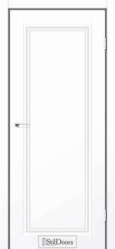 Дверне полотно Emeli StilDoors Белый супермат (полипропилен) (800*2000) ПВХ, глухое