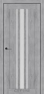Дверне полотно ARABELA City Line (600 х 2000, Атлантік Крем, Сатин білий)