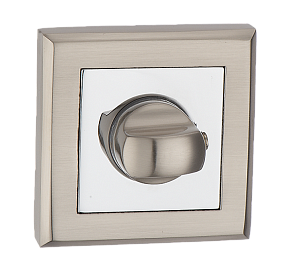 Накладка MVM на замок под WC T7 SN/PC матовый никель/полированный хром (цинковый сплав)