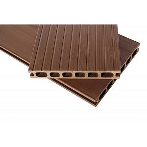 Террасная доска Holzdorf Classik шовная каштан (24*162*2400мм)