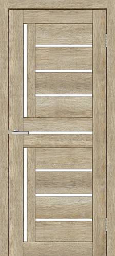 Дверь Doors Smart С051 дуб дорато (800*2000) экошпон, стекло сатин (Ск)