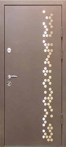 Двері Вхідні Магда тип 4 модель Ral NО17/MG 167 Венге гориз. темний (вулиця)