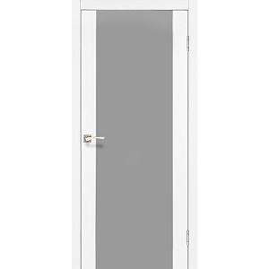 Двери Korfad Sanremo SR-01 белый ясень 0,70х2 стекло триплекс белый