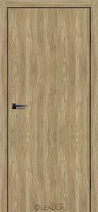 Дверне полотно Leador Express   SIMPLI - LOFT DEKO SLD-01, 900 х 2000, Клен Золотий, Чорний торець