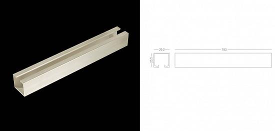 Направляющая для раздвижных дверей  MVM 1162 L1.8 Б/П Т5 (1.8м)