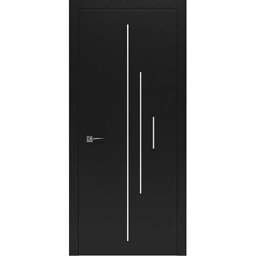 Дверь Родос Prima 3V1 RAL 9004 (800*2000) окрашенная, глухая