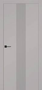 Дверне полотно CALYPSO Korfad Excellence 800 х 2012, RAL 7047 Світло Сірий (INSIDE)