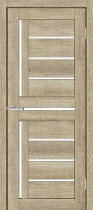 Дверь Doors Smart С051 дуб дорато (800*2000) экошпон, стекло сатин (Ск)