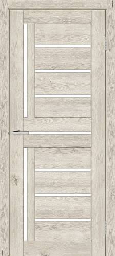 Дверь Doors Smart С051 дуб светлый (800*2000) экошпон, стекло сатин (Ск)