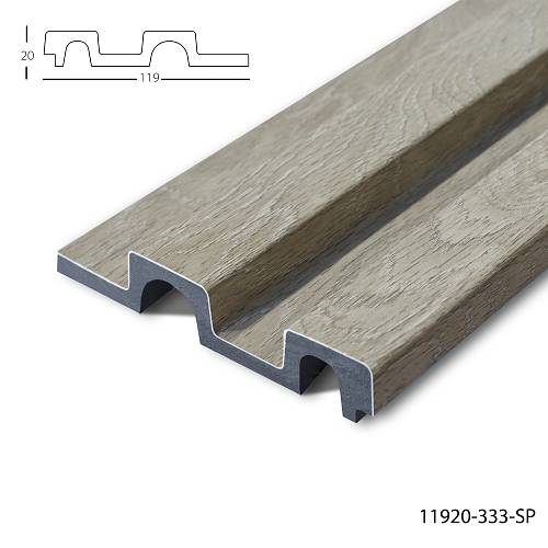 Панель полімерна стінова Clover 11920- 333 SP (119*21*2900мм) (12шт/уп)