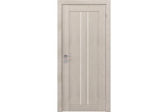 Дверь Lux-1 экошпон ламецио ( 800х2000х 38) полустекло сатин