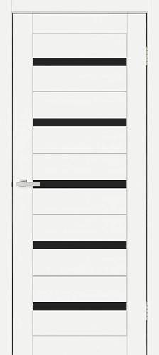 Дверь  Doors Smart С026 дуб меренго (800*2000) ПВХ, черное стекло