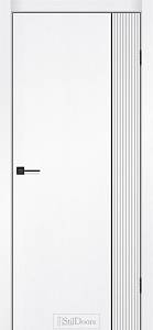 Дверне полотно AURORA 800 х 2000, Біла емаль