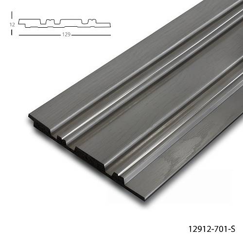 Панель стеновая полимерная Клевер  12912- 701-S(129*12*2900мм) (20шт/уп)