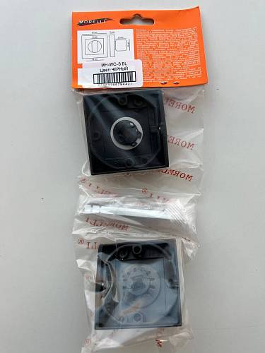 Фиксатор Morelli Exclusive WC BL S черный