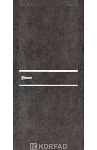 Двері Корфад АЛП-03 Лофт бетонні 0,80х2 алюмінієві торцеві