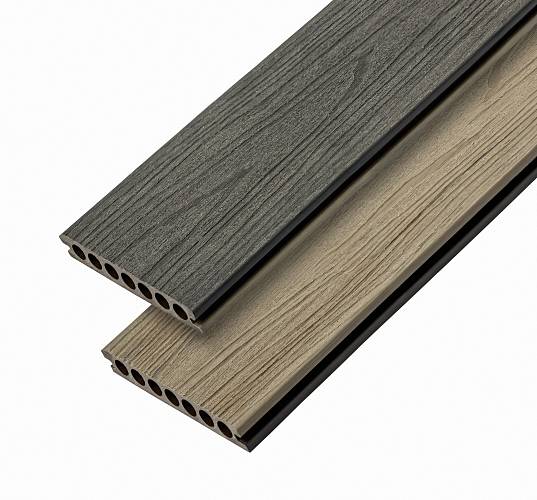 Террасная доска Tardex 3D Rustik 140х20х3000мм полая Red brown/Teak B