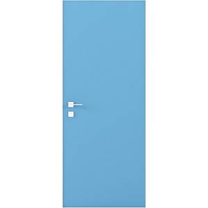 Дверь Родос Prima Alum RAL 5024 (800*2000) окрашенная, глухая+алюминевый профиль по контуру