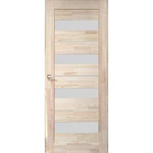 Двери Korfad сосна без обработки SD-03 стекло сатин 800х2000