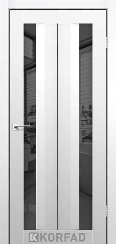 Двери Korfad Aliano AL-01 Super Pet аляска 800*2000 зеркало графит двухстороннее