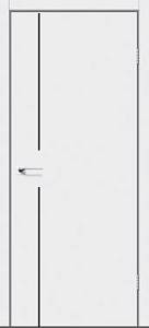 Дверне полотно Portala Молдинг№15 RAL 3015 алюм.молдинг/Класік№1 RAL 9002 800*2000+АТ+врізка