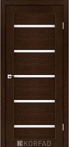 Двери Korfad Porto РR-02 венге  0,80х2 стекло сатин белый