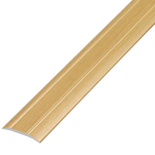 О-227-04 Порог Омис (28мм) стыковочный рифленый дуб светлый (1800мм)