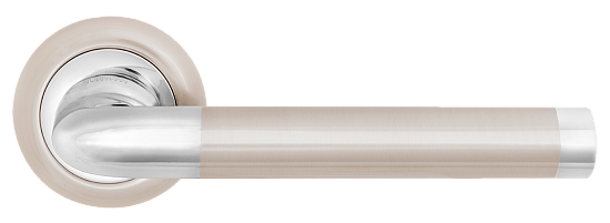 Дверная ручка МВМ A - 1209 SN/CP мат.никель/хром