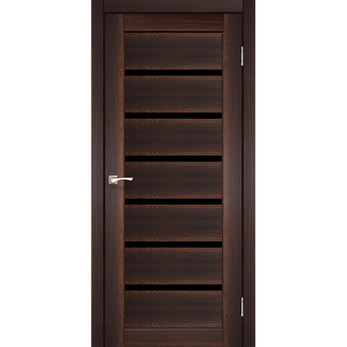 Двери Korfad Deluxe Porto Deluxe PD-01орех 0,60х2 стекло бронза