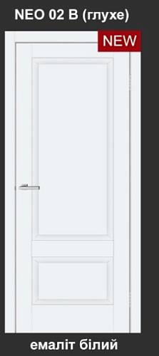 Дверь  Doors Neo N02  Белый (800*2000) Эмалит  глухое