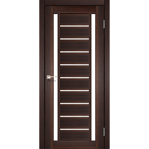 Дверь Korfad Deluxe Valentino VL-03 дуб беленый 0,80х2 стекло сатин