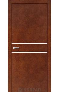 Двери Korfad ALP-03 Сталь кортен 0,80х2 торец звичайний