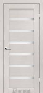 Дверь межкомнатная Darumi Vela Дуб ольс (800*2000) стекло сатин белый(Ск_Д)