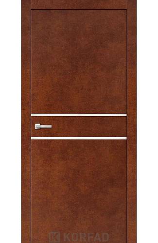 Двері Корфад АЛП-03 Кортен сталь 0,80х2 односторонні