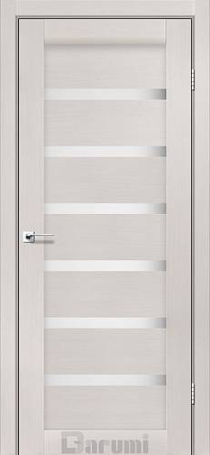 Дверь межкомнатная Darumi Vela Дуб ольс (800*2000) стекло сатин белый(Ск_Д)