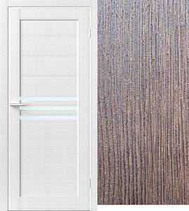 Дверь Art Door  ART 10.14 Палермо  (800х2000мм.) ПВХ пленка, стекло сатин