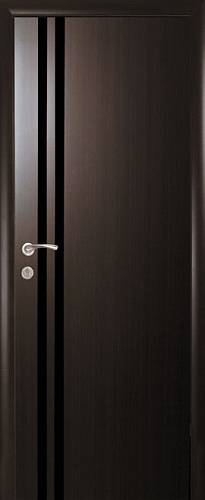 Дверне полотно Новий стиль Агата венге (700*2000) финиш бумага, зеркало