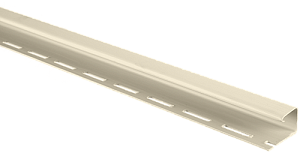 Сайдинг Альта Ангара торцевая J-планка кремовая (3,66м.п./шт) (20шт/уп)