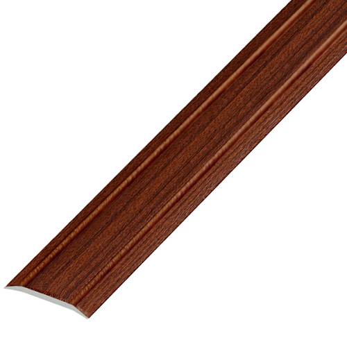 О-240-08 Поріг Оміс (24мм) стикувальний рифлений махагон (1800мм)