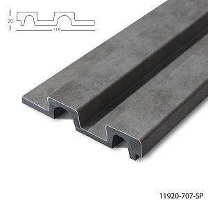 Панель стеновая полимерная Клевер  11920- 707-SP (119*21*2900мм) (12шт/уп)