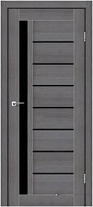 Дверне полотно LONDON StilDoors Дрим вуд (800*2000) ПВХ, стекло черное