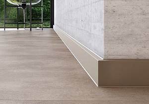 Плінтус Cubu flex 80-1245 (80*13*2500) шампань 2,5 м