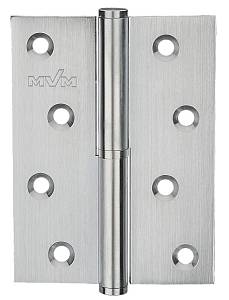 Петля MVM  разъемная врезная B-100 L(100*75*2,5мм) левая MC матовый хром (латунь)(шт)(1 петля в 1уп)