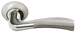 Дверные ручки Rucetti RAP 19 SN/CP AL-AL никель/хром
